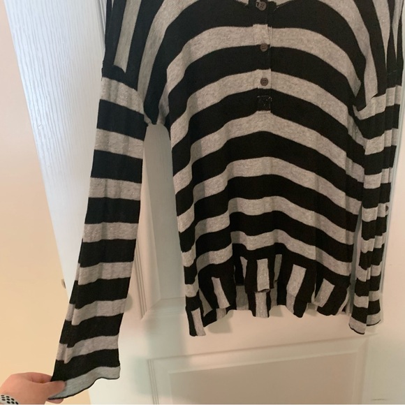 Splendid striped button front sweater - Picture 2 of 5